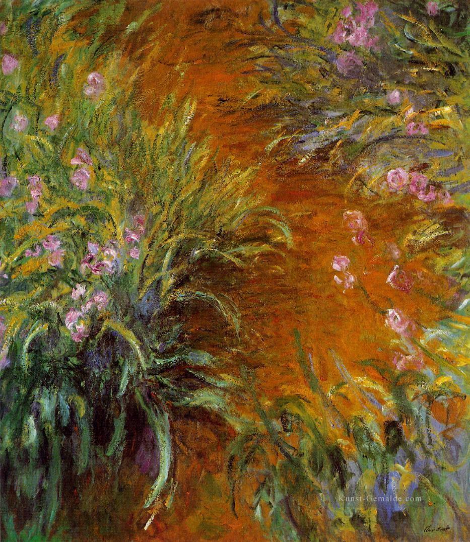 der Weg durch die Iris Claude Monet Ölgemälde